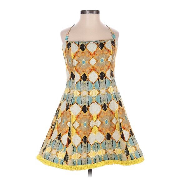 Alexis Multicolor Geometric Mini Dress NWT! - Picture 8 of 16